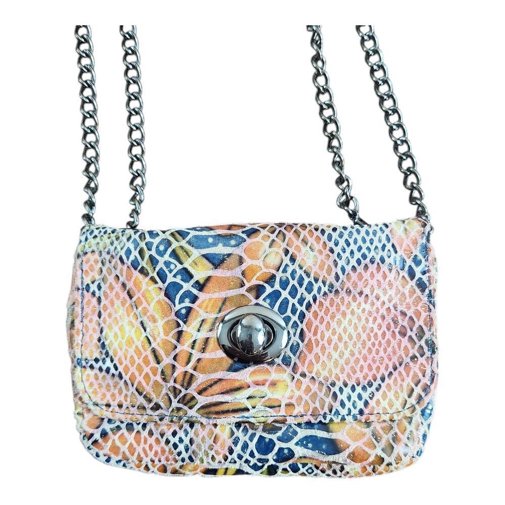 Hobo small purse wallet crossbody shoulder snakeskin floral festival belt bag